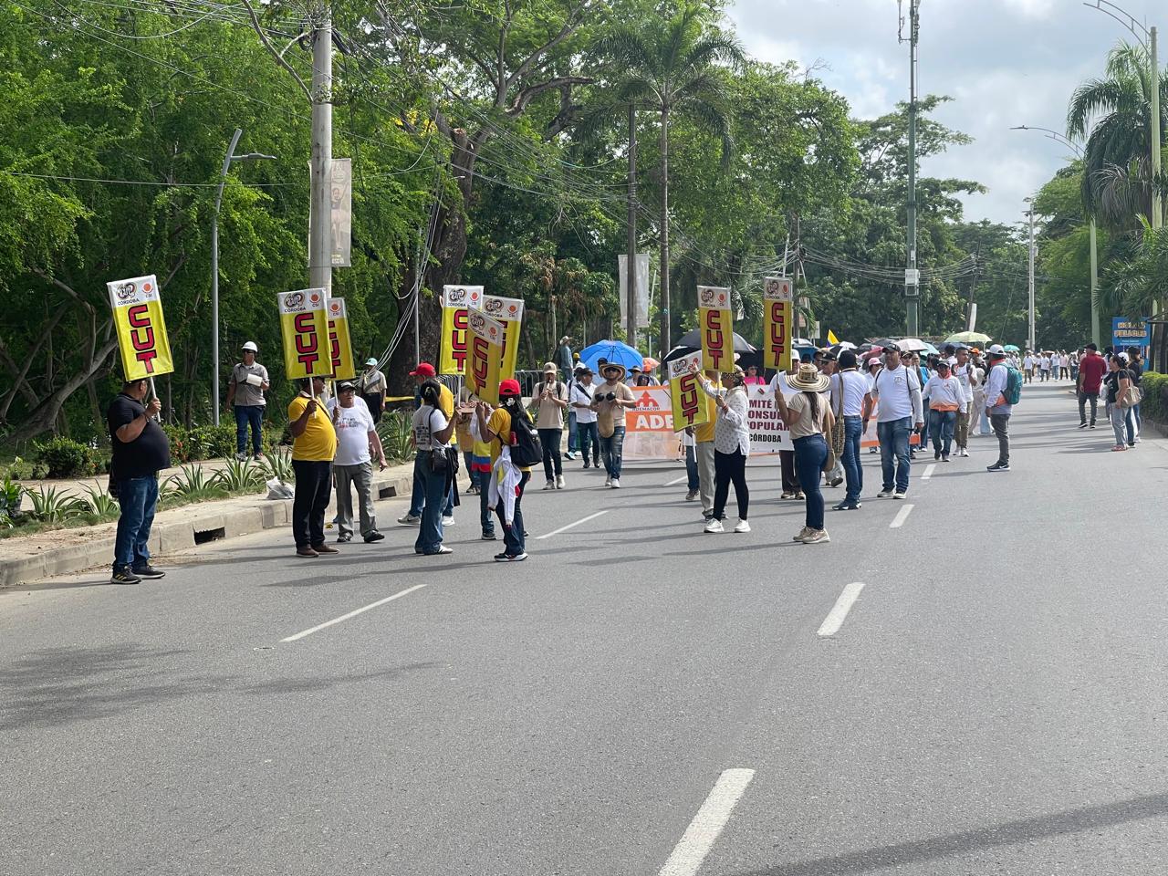 Jornada de movilizaciones cerró con normalidad en la ciudad de Montería. Foto: La W.