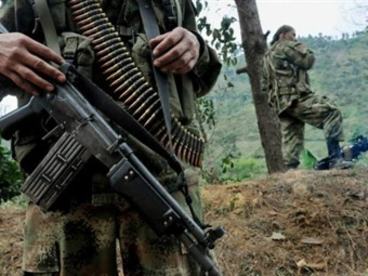 Las Farc toman a dos niños como rehenes para evitar persecución de la Fuerza Pública