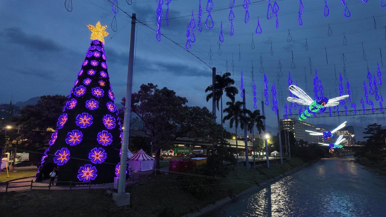 Alumbrado navideño Medellín 2025- foto EPM