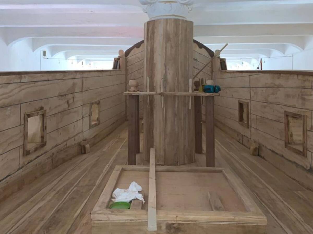Desde junio, maqueta del Galeón San José en el Museo Naval del Caribe
