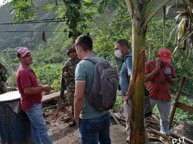 Comunidad en Hacarí protestó por erradicación de cultivos ilícitos