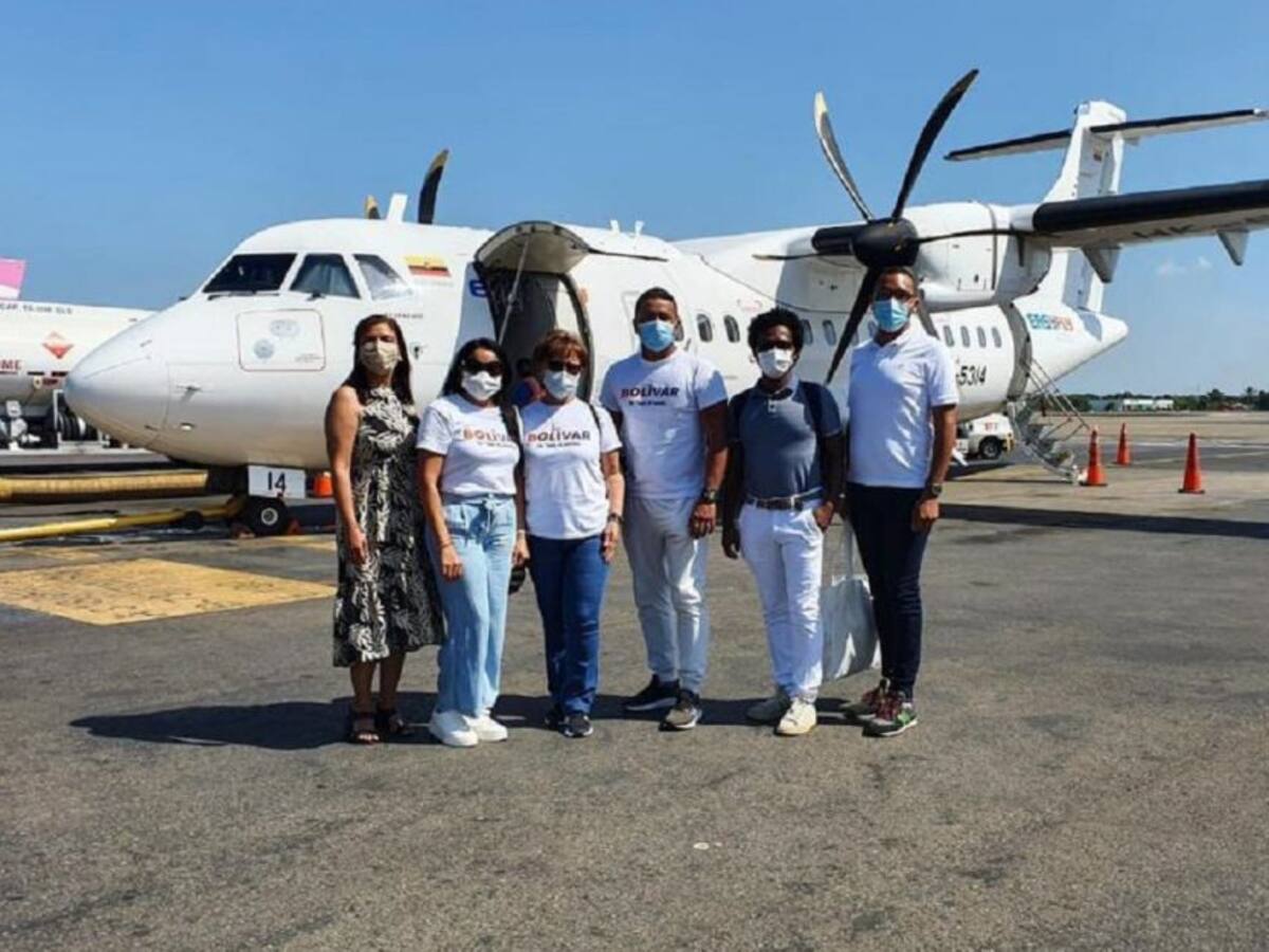 Empezó a operar nueva ruta aérea Cartagena – Mompox