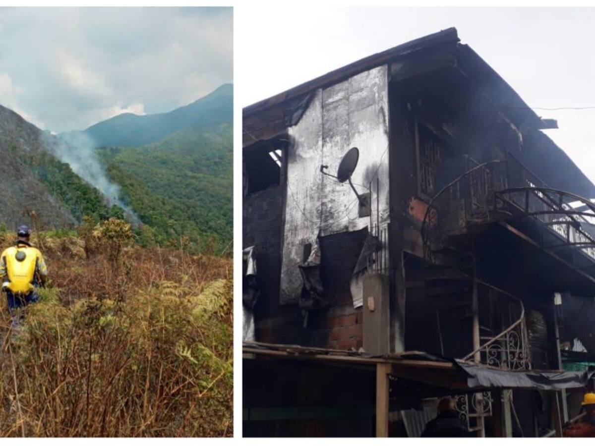 Tres incendios fueron reportados en Antioquia durante el fin de semana