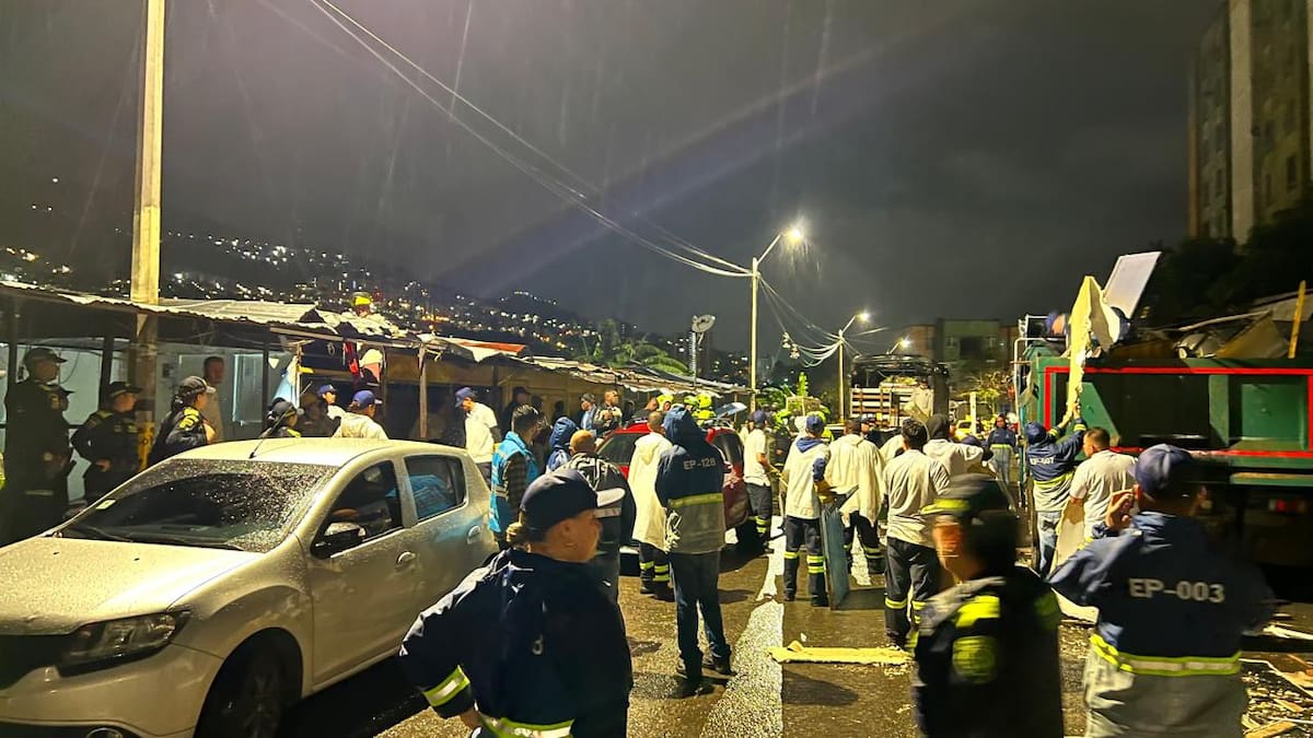 La alcaldía intervino un mirador de Medellín por invasión del espacio público