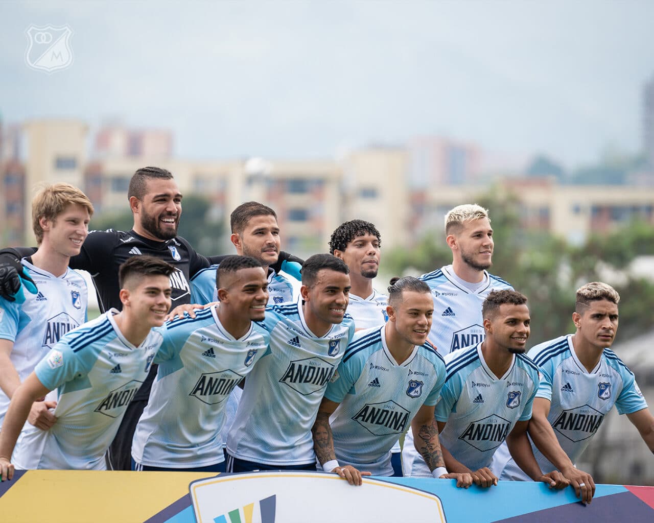 Once inicial de Millonarios ante Envigado / Twitter: @millosfcoficial.