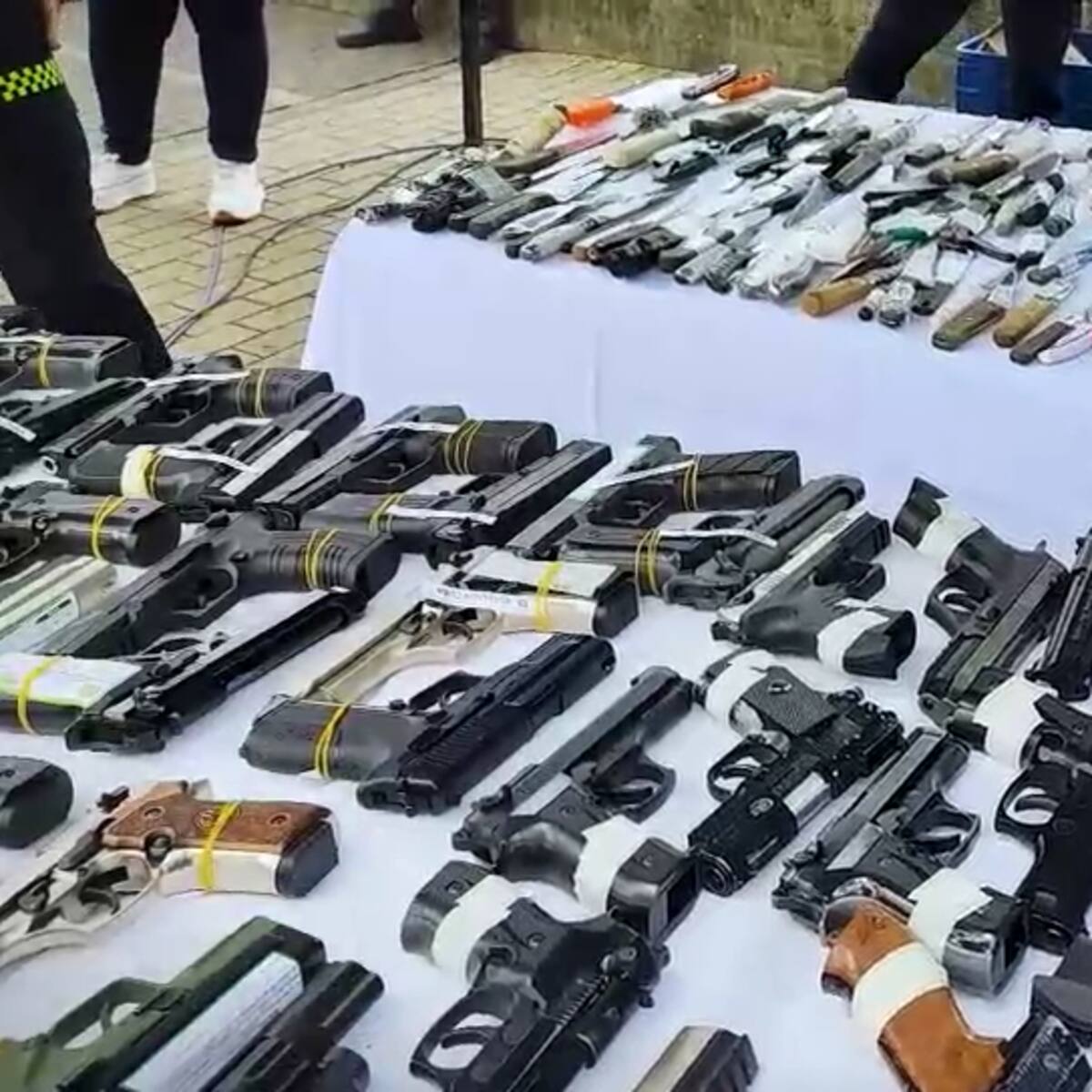 Más de 12.000 armas cortopunzante ha incautado la Policía Metropolitana de Pereira
