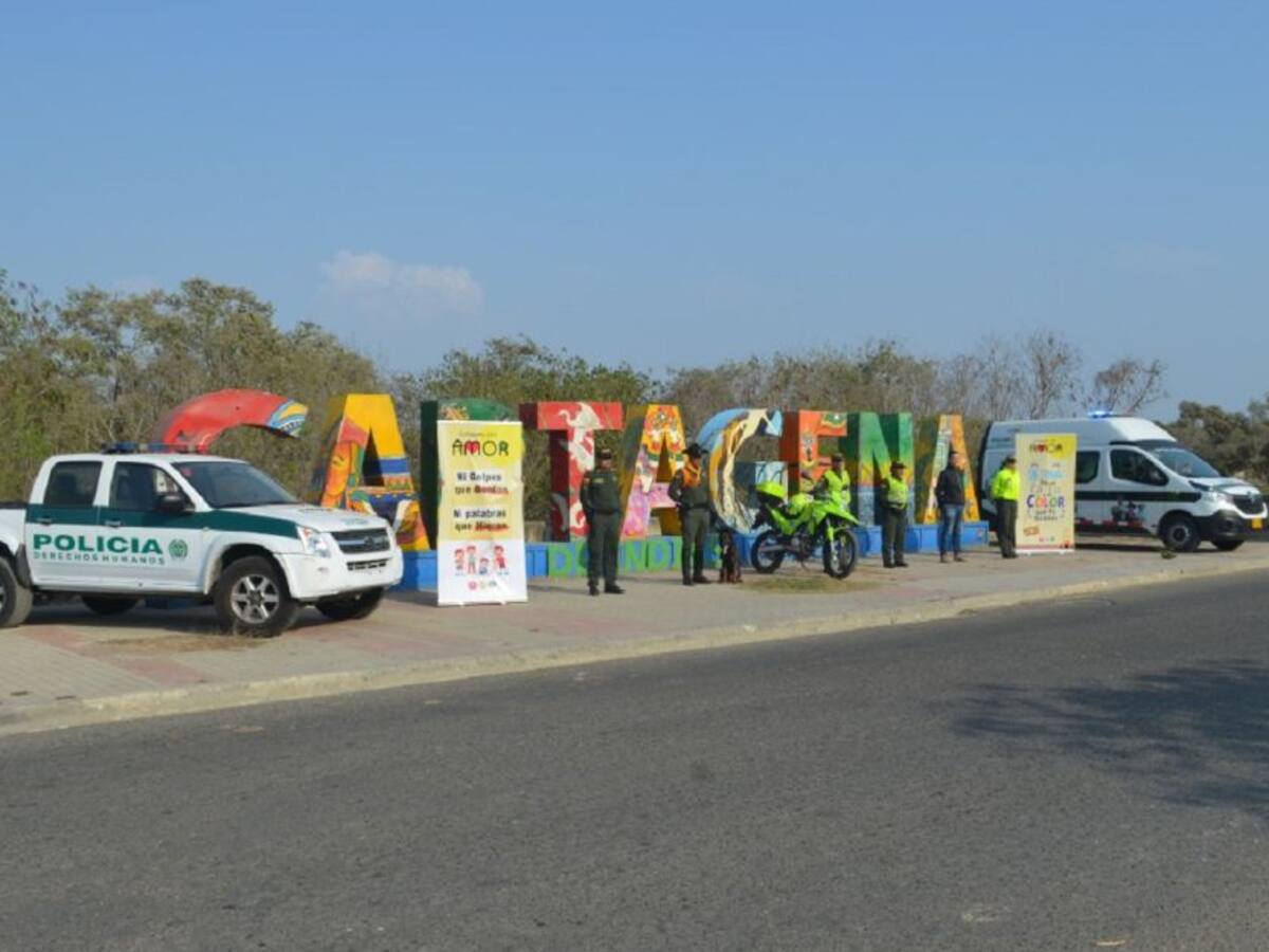 En Cartagena, policía lanza campaña contra la violencia intrafamiliar