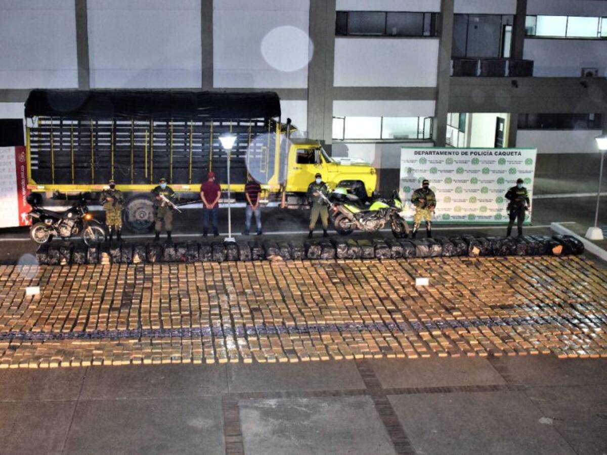 Incautadas más de tres toneladas de marihuana