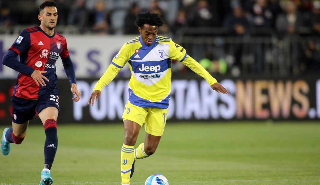 Juan Guillermo Cuadrado jugó 85 minutos ante Cagliari.