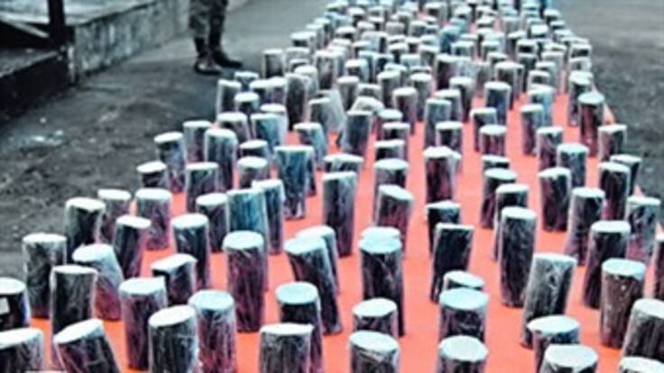 Decomisan 280 kilos de explosivo a las Farc en Nariño