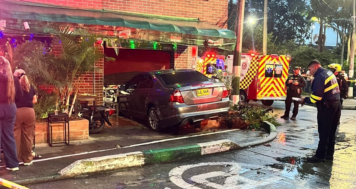Accidente en Sabaneta - foto Denuncias Antioquia