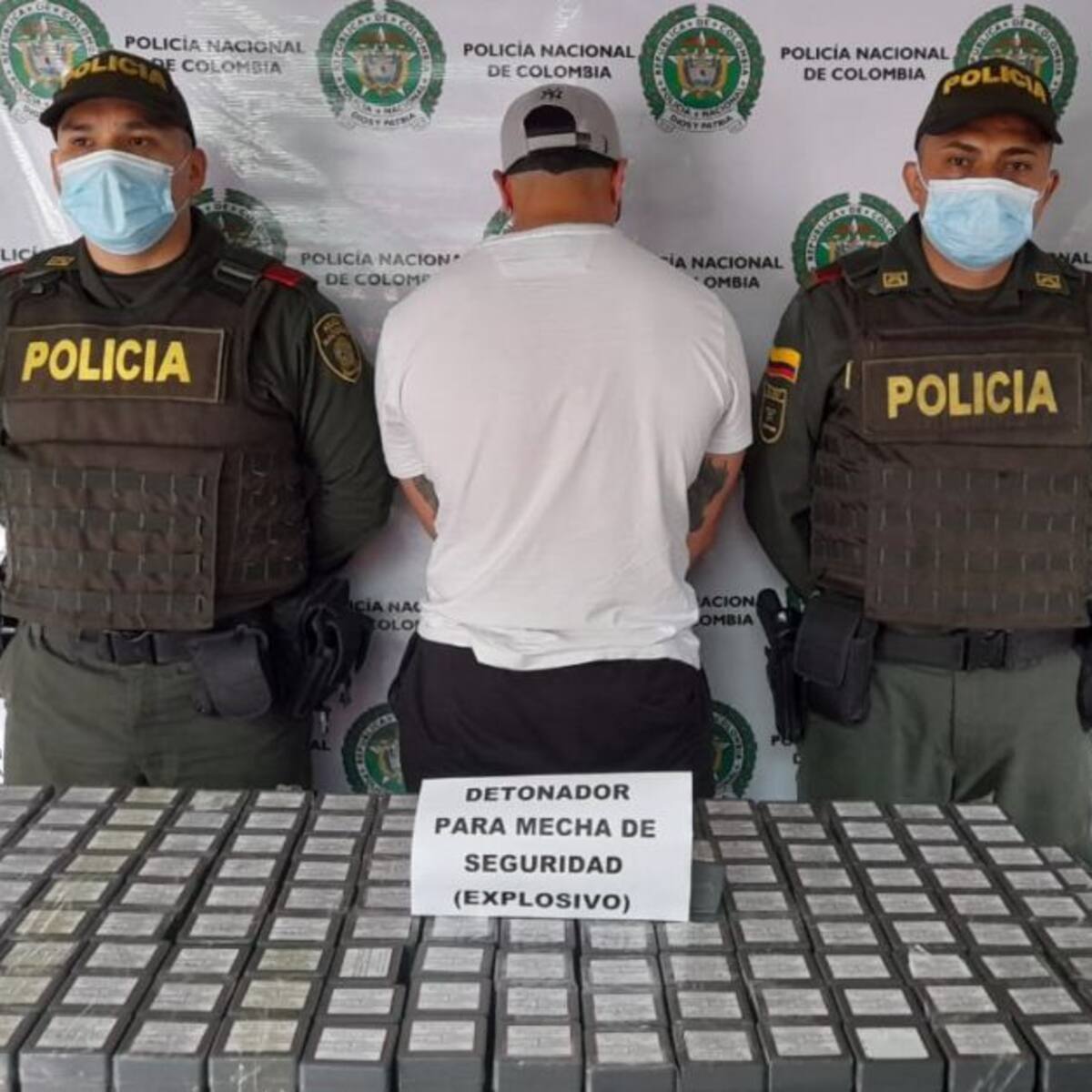 Interceptado cargamento de 30 mil detonadores para mechas de seguridad