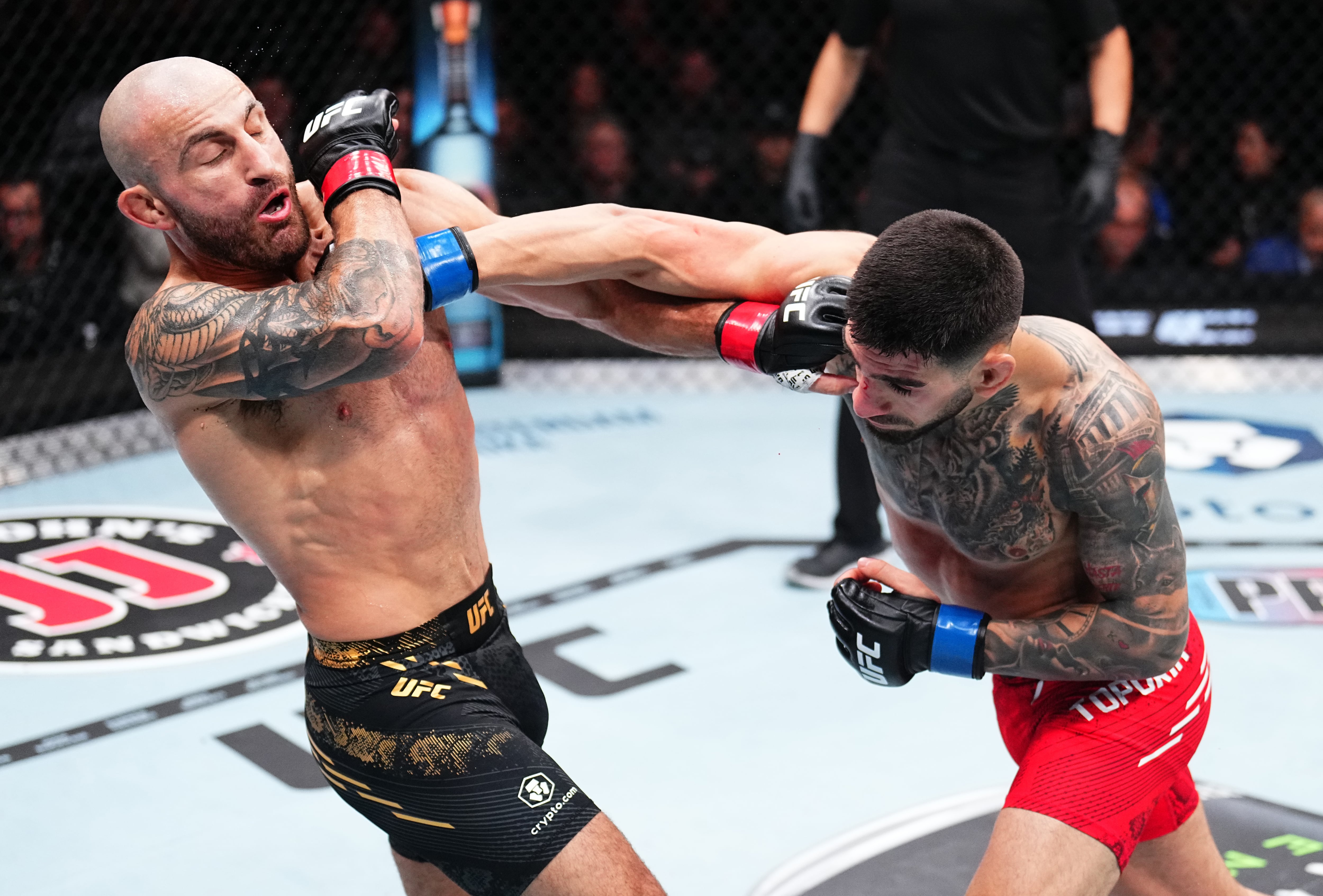 Volkanovski vs. Topuria. Foto: Getty Images.
