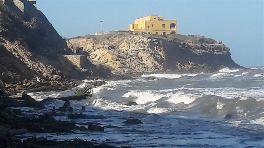 Playa de Salgar en Puerto Colombia, Atlántico. Foto: Cuerpo de Bomberos de Puerto Colombia.