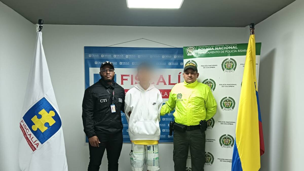 Capturan a alias ‘Titi’, ciudadano que utilizaba menores para cometer delitos en Santa Rosa de Cabal