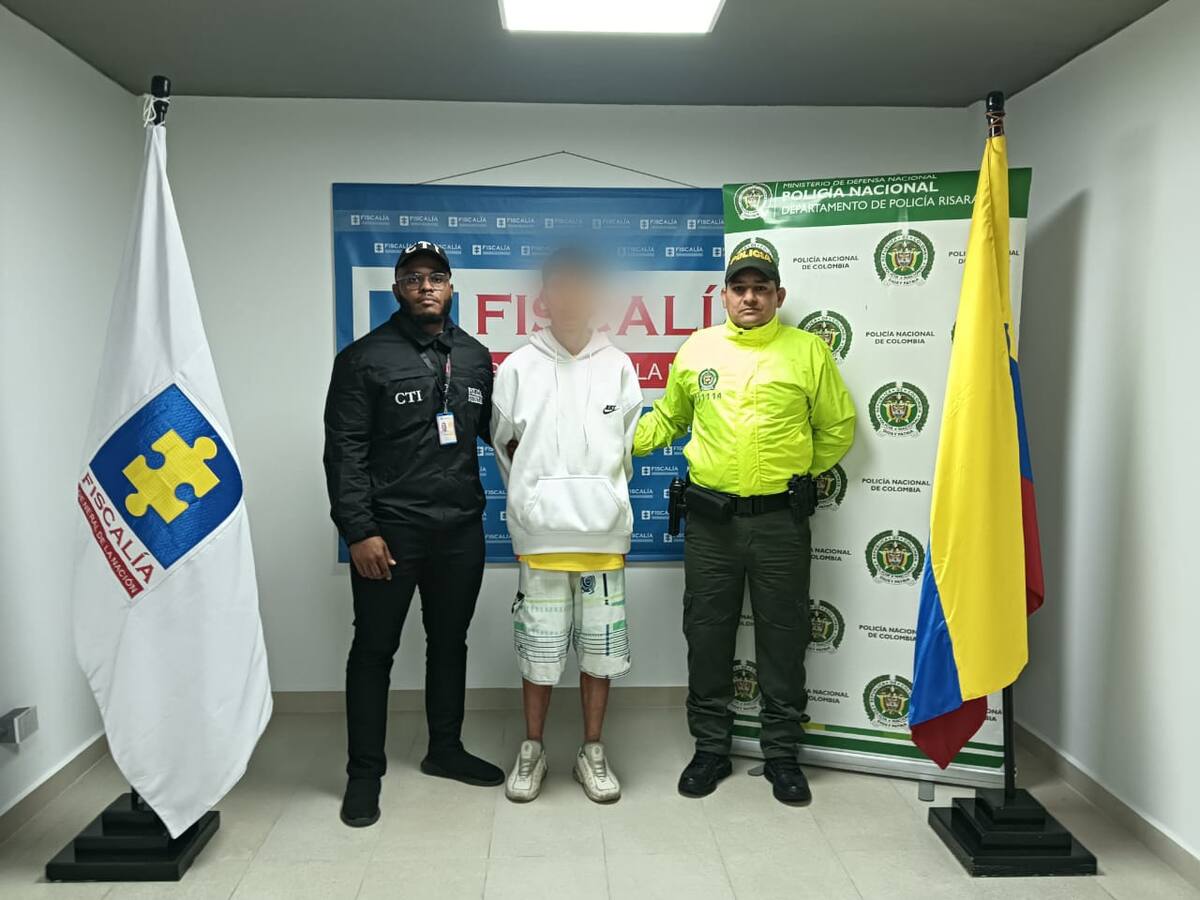 Capturan a alias ‘Titi’, ciudadano que utilizaba menores para cometer delitos en Santa Rosa de Cabal