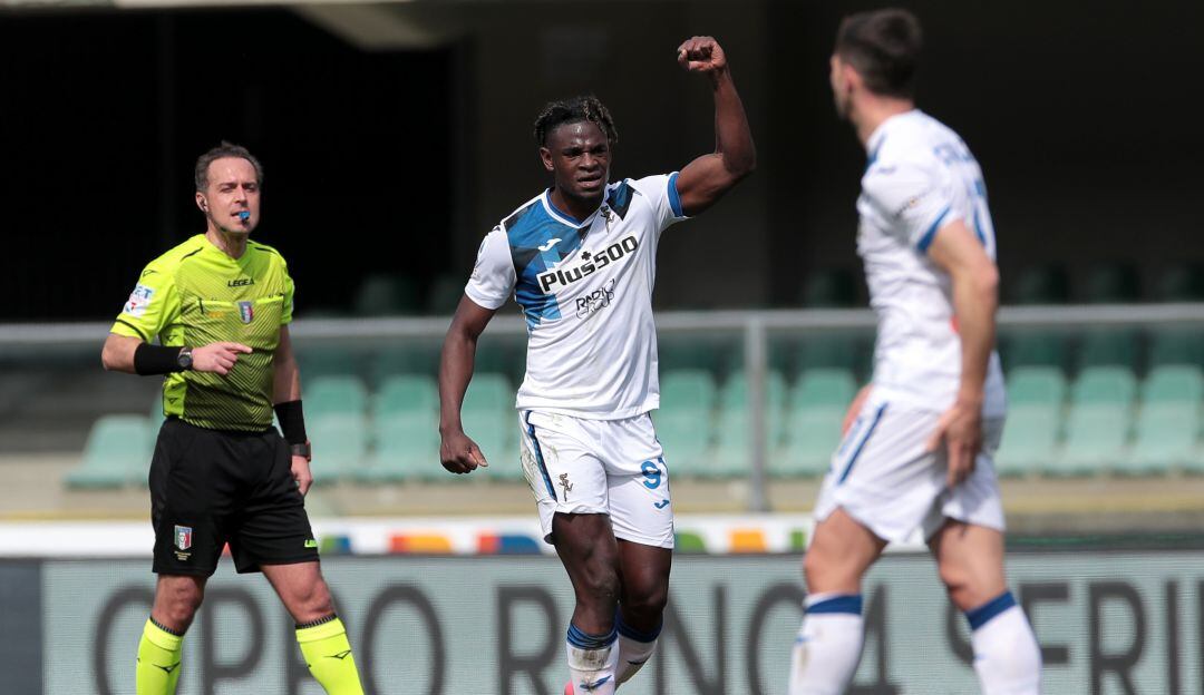 Golazo de Duván Zapata con Atalanta ante el Hellas Verona