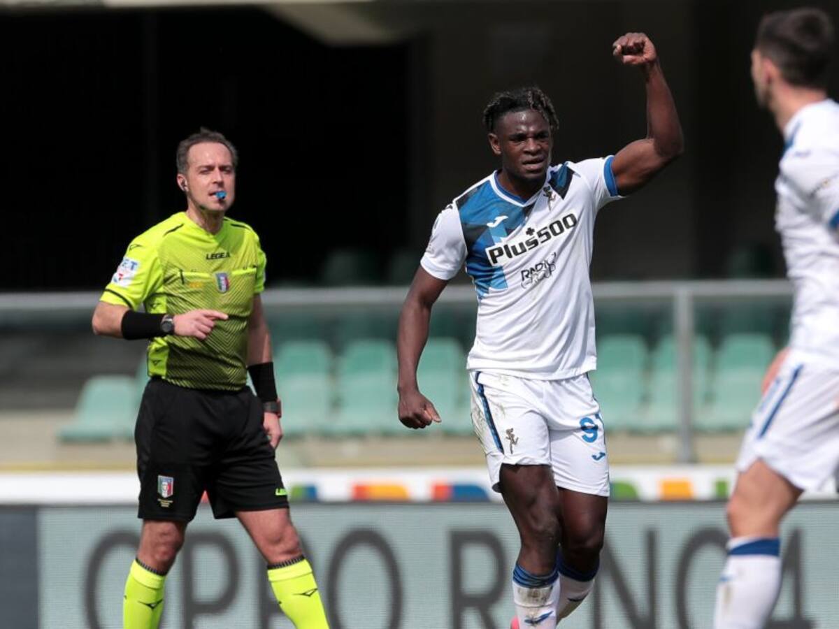Golazo de Duván Zapata con Atalanta ante el Hellas Verona