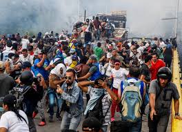 Tensión en 2019 por ingreso de ayuda humanitaria por la frontera colombo venezolana/ Foto El Colombiano