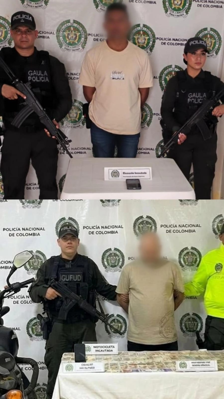 Capturados alias “Kiko” y “Jorge” por narcotráfico, extorsiones y homicidio en el Magdalena/ DEMAG