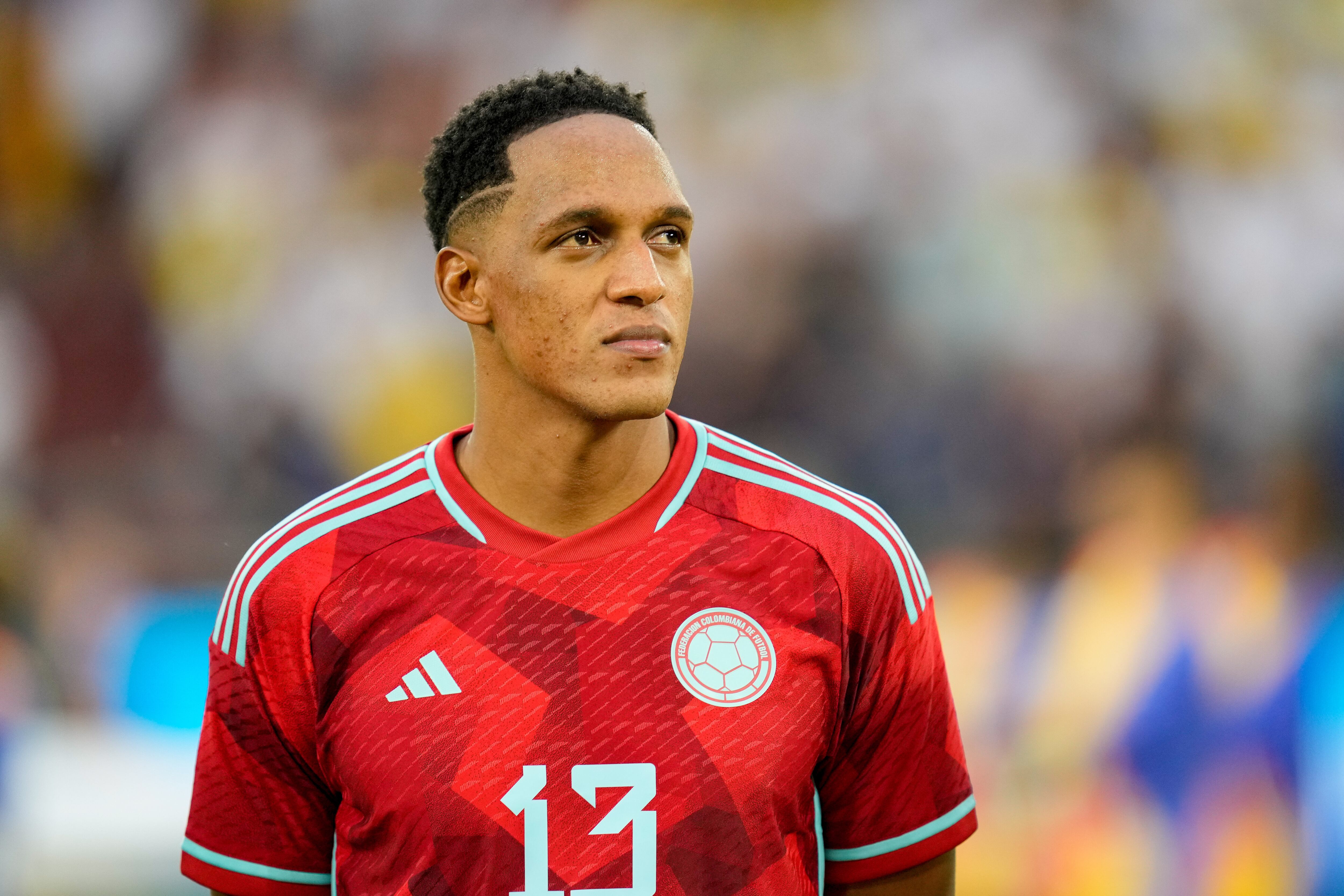 Yerry Mina en el amistoso frente a Alemania (Photo by Alex Gottschalk/DeFodi Images via Getty Images)