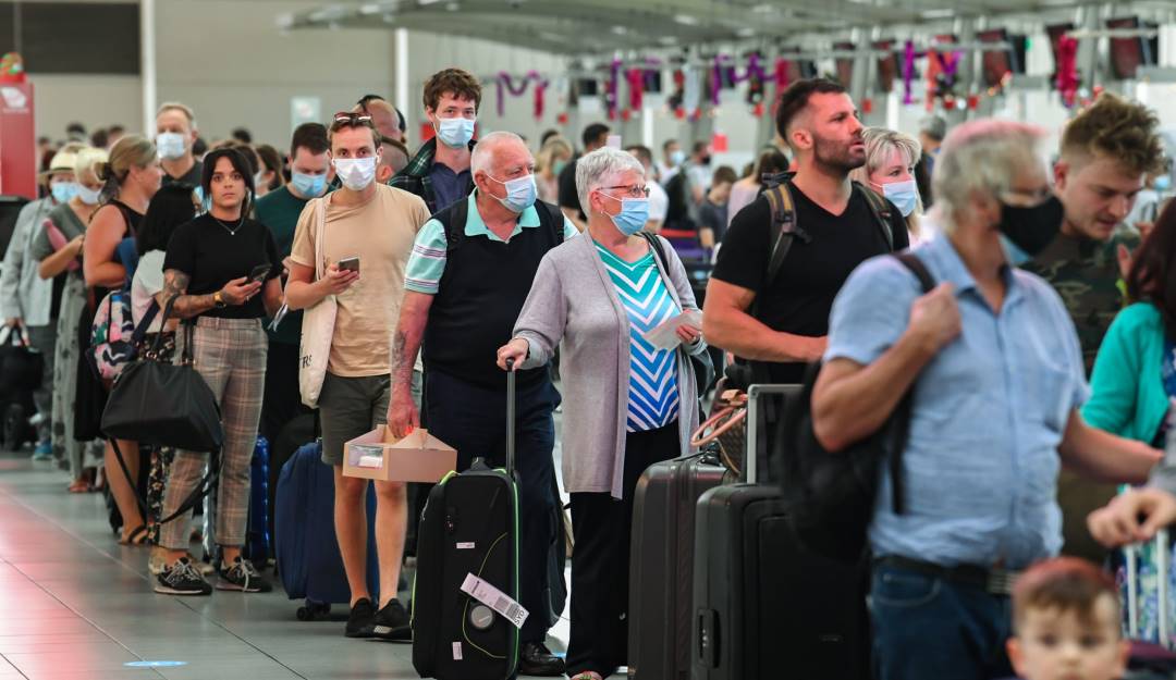 Viajes durante la pandemia del coronavirus.                   Foto: Getty