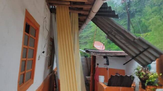 Afectaciones por lluvias en Caldas