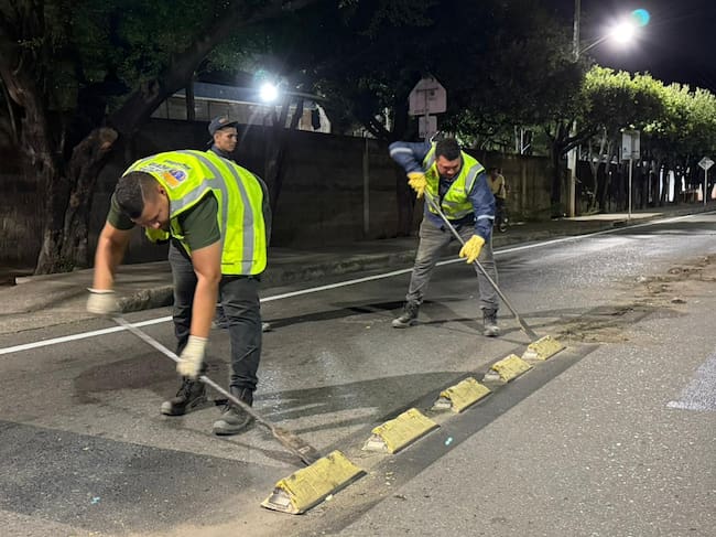 Desmarcaron la ciclorrutas en Cúcuta. / Foto: Alcaldía de Cúcuta.