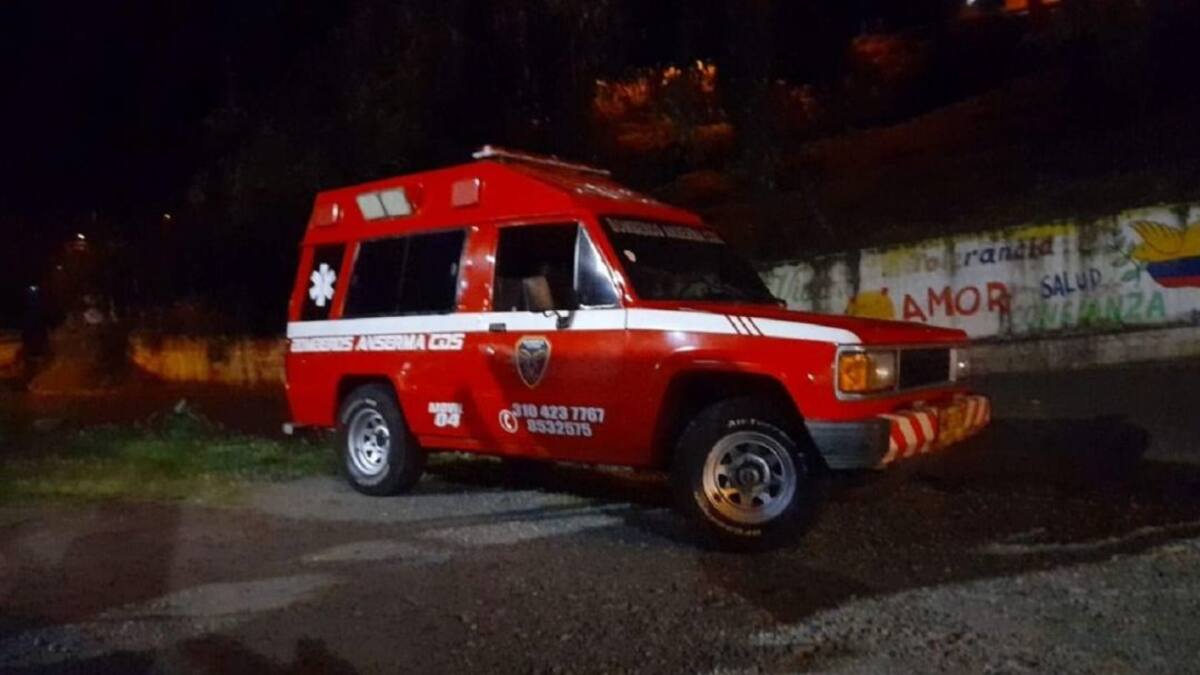 Posible amputación para persona que resultó herida en vías de Anserma