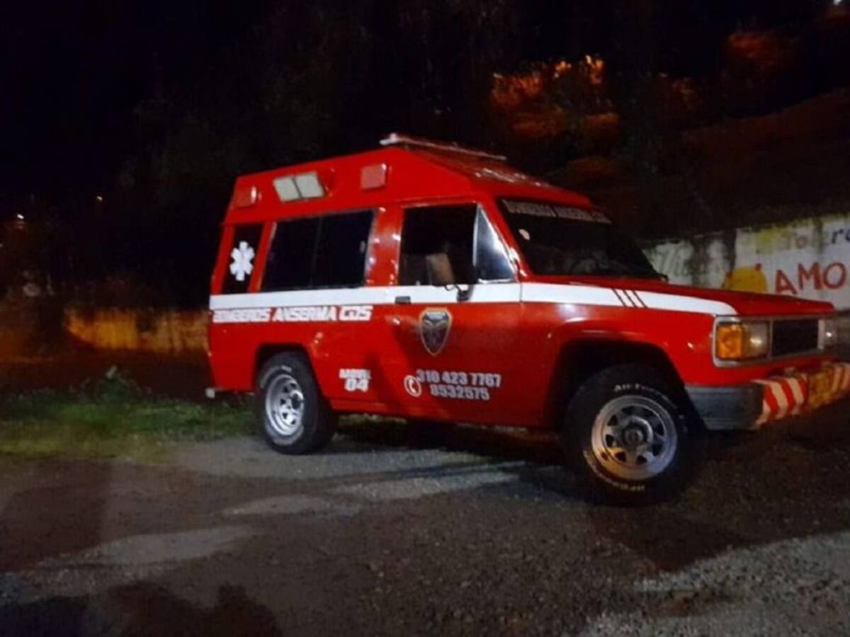 Posible amputación para persona que resultó herida en vías de Anserma