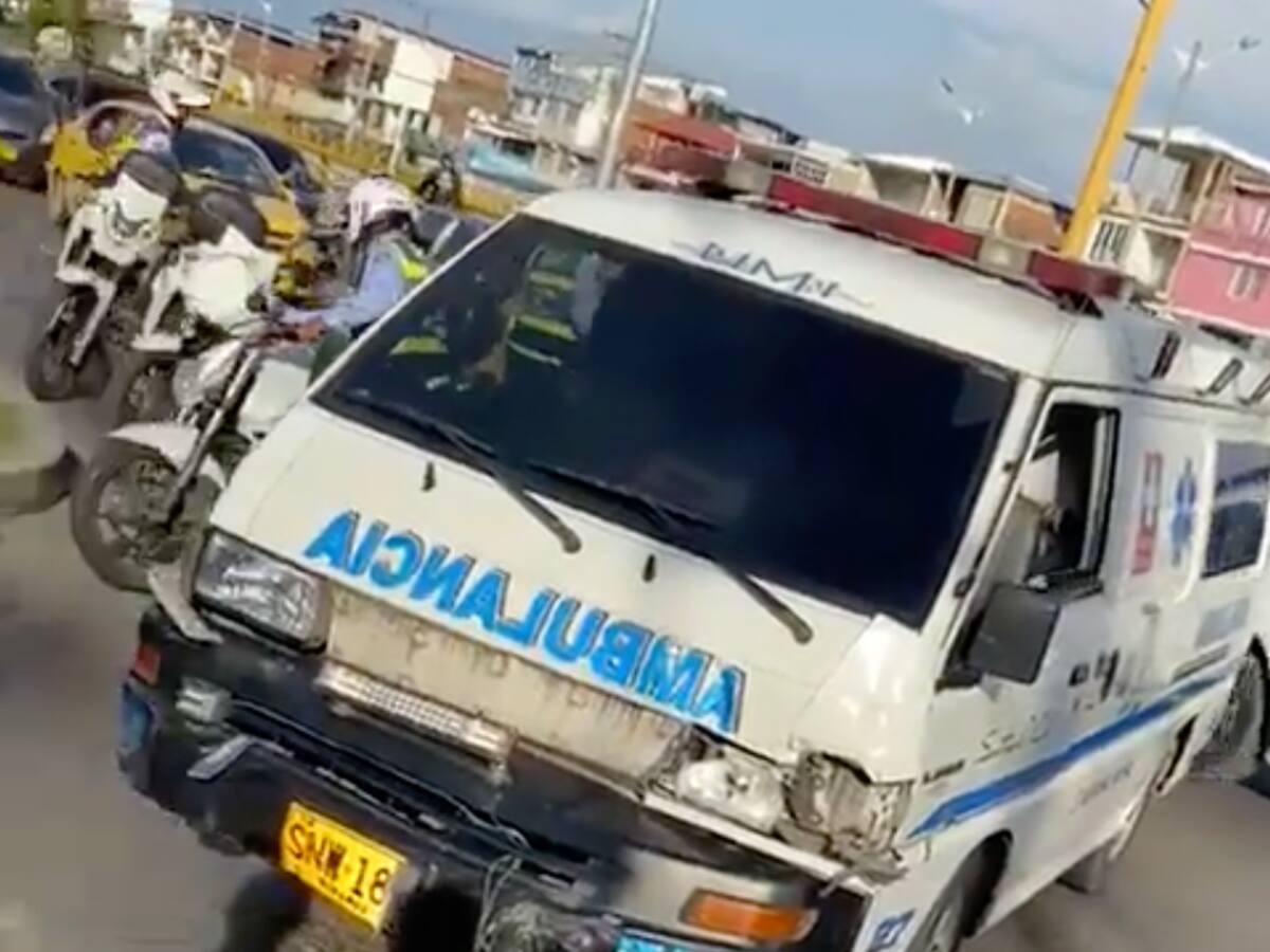 Casos de accidentes de ambulancias en Cali serán atendidos por la ley