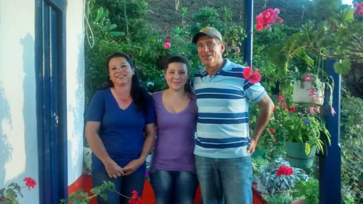 Humberto Arias Orrego productor de café en la vereda La Castrillona del municipio de Aguadas