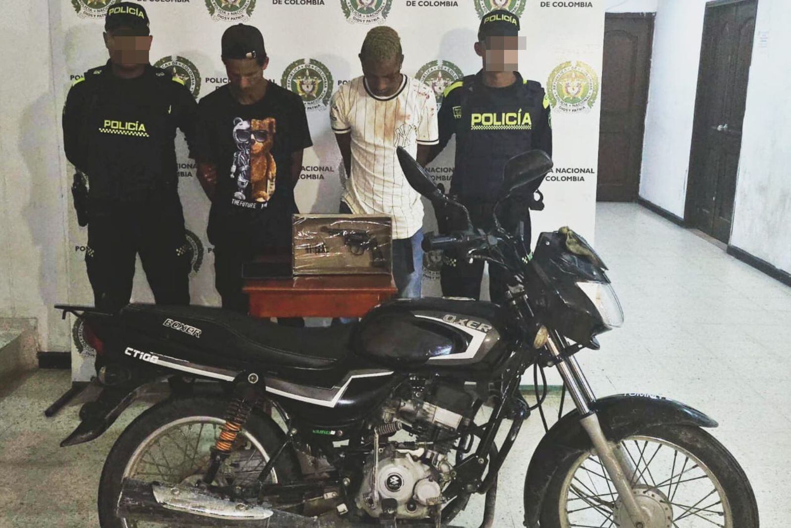 Cuatro presuntos sicarios capturados en diferentes operativos en Cartagena