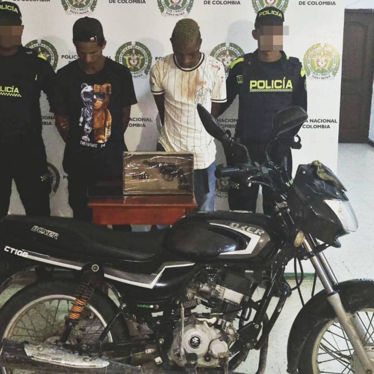 Cuatro presuntos sicarios capturados en diferentes operativos en Cartagena