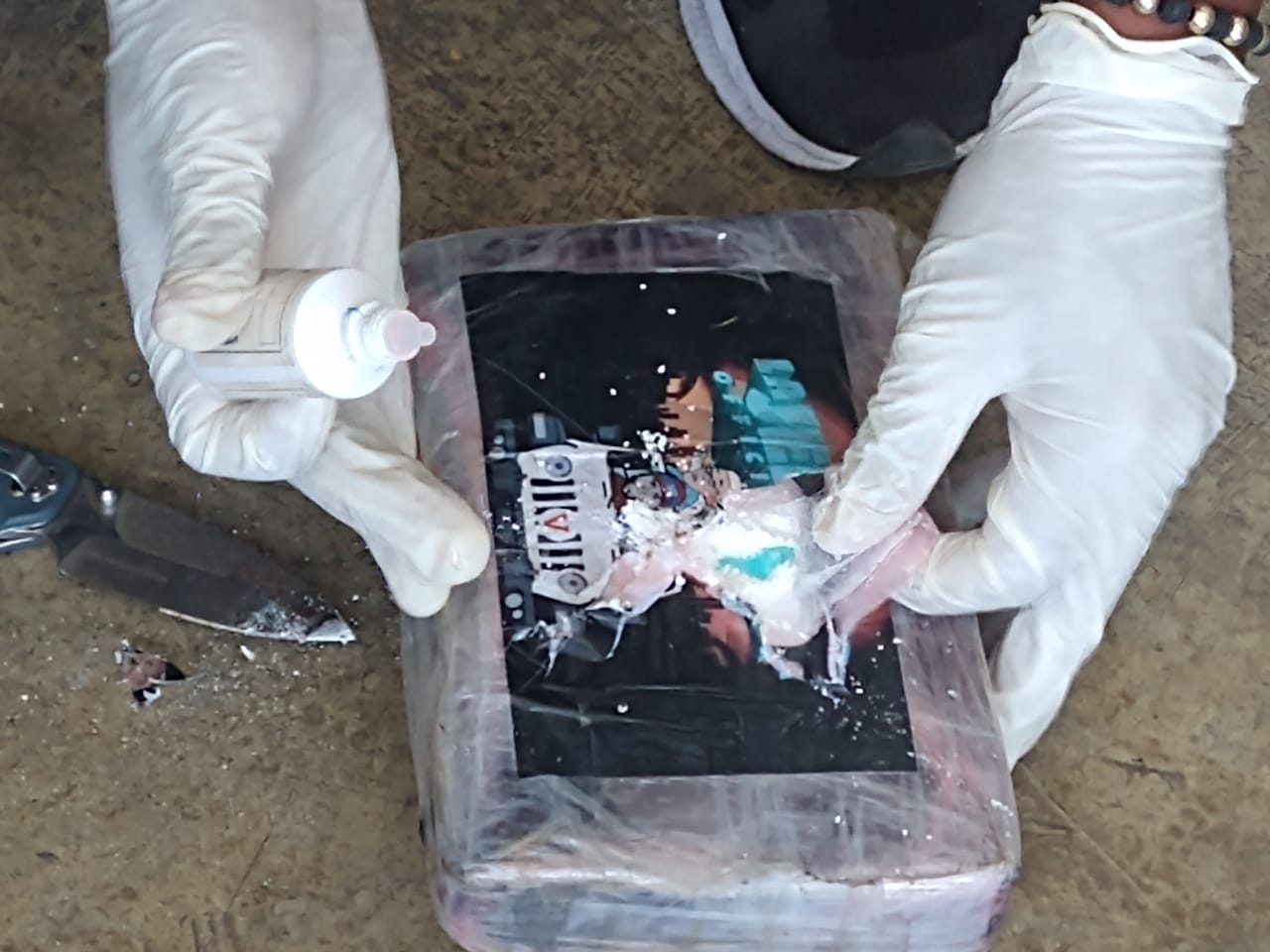 Cocaína. Foto: Armada Nacional