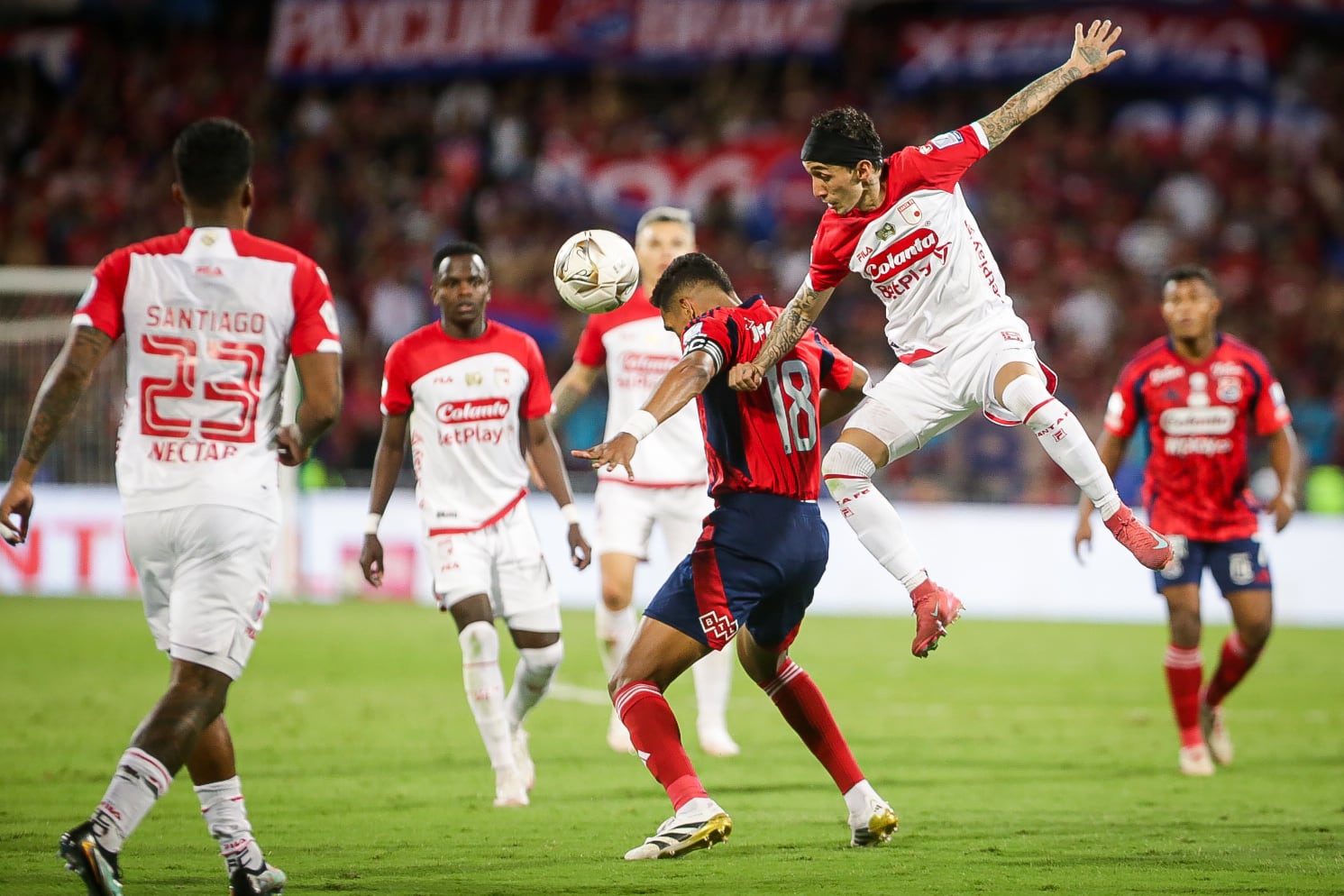 Santa Fe y Medellín reeditan la última final de Liga, ahora en los cuartos de final de la Copa Colombia. (Colprensa - Cristian Bayona).