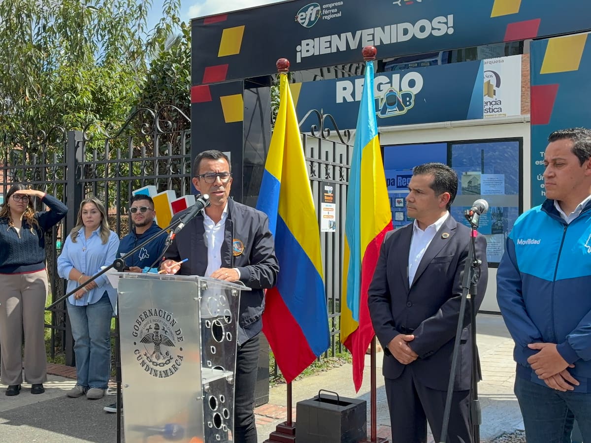 “Bogotá no queda por fuera del proyecto Regiotram Norte”, gobernador Jorge Emilio Rey