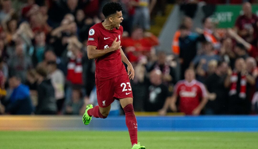 Luis Díaz ha marcado un gol en la presente temporada con el Liverpool.