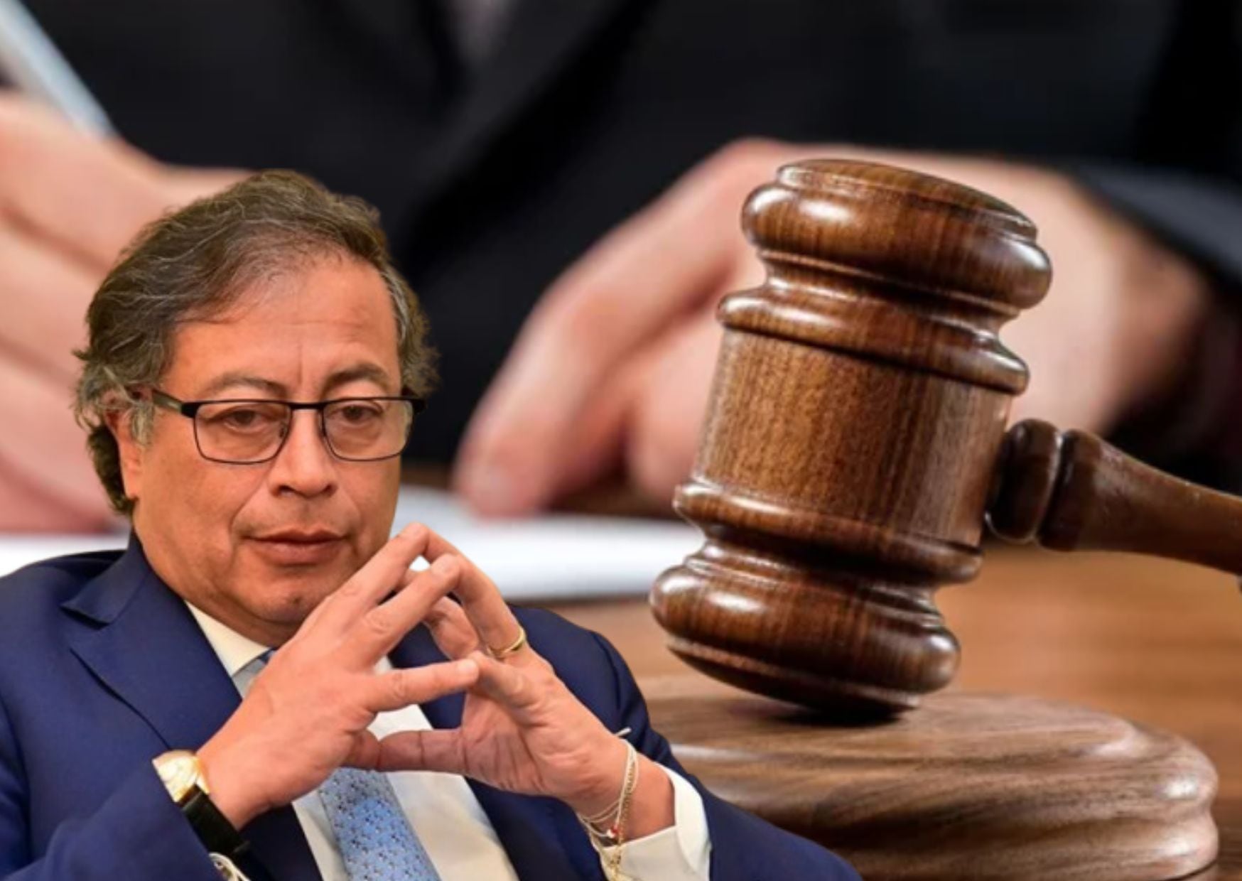 Imagen de referencia Caracol Radio: Presidente Gustavo Petro y Justicia. 