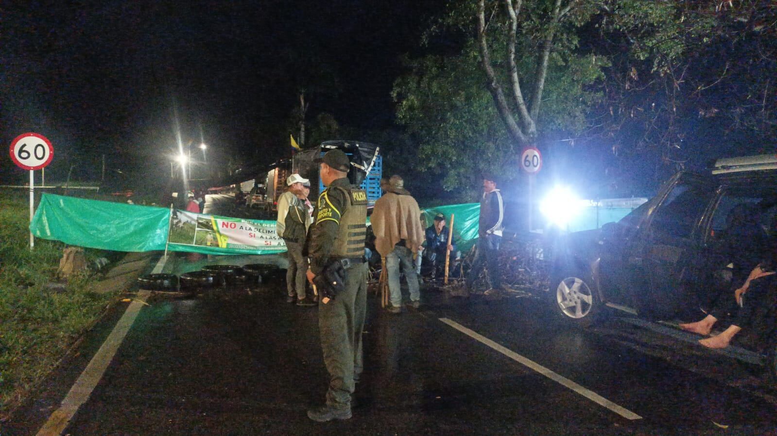 Paro campesino en Norte de Santander. / Foto: Cortesía