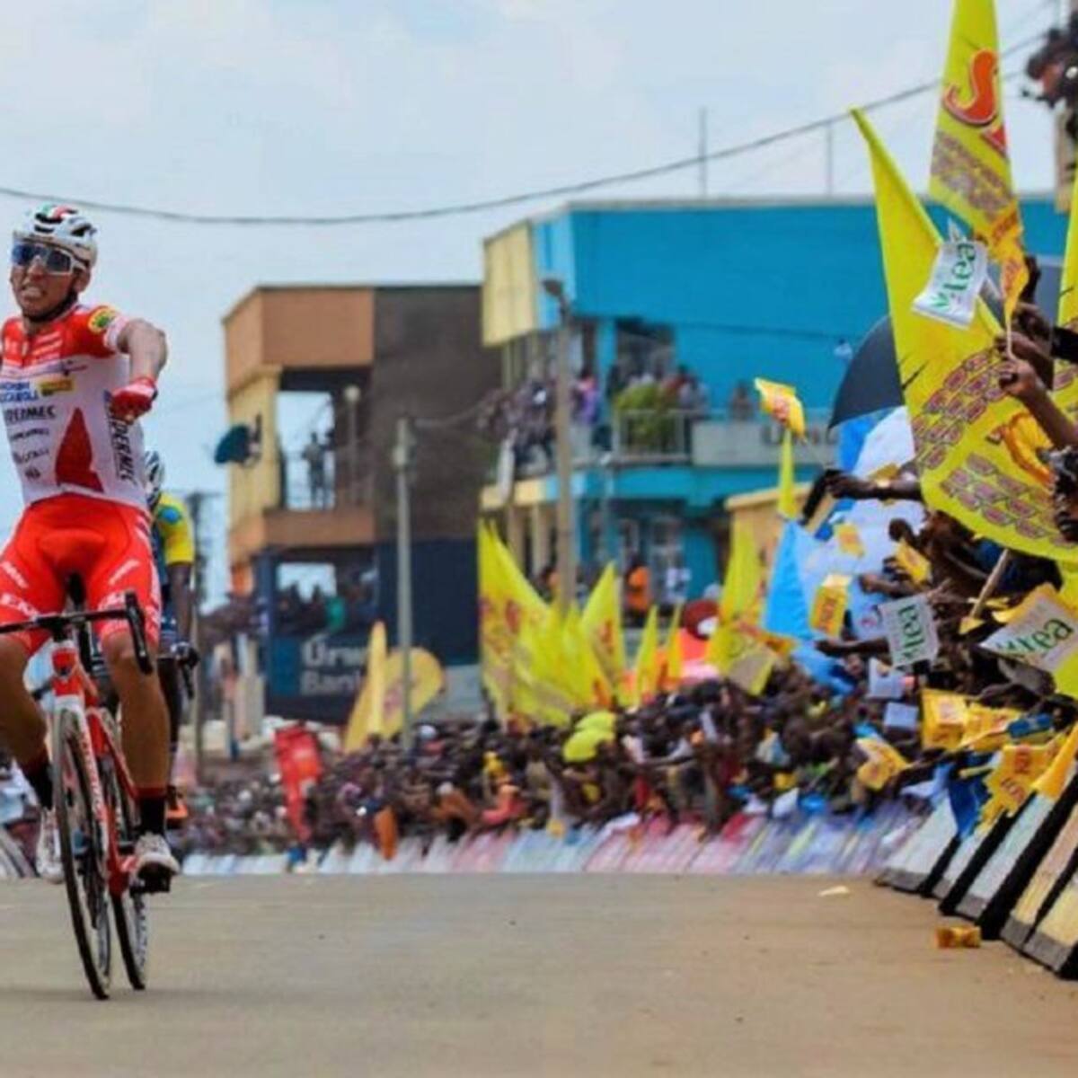 Jhonatan Restrepo suma su segunda victoria de etapa en el Tour de Ruanda