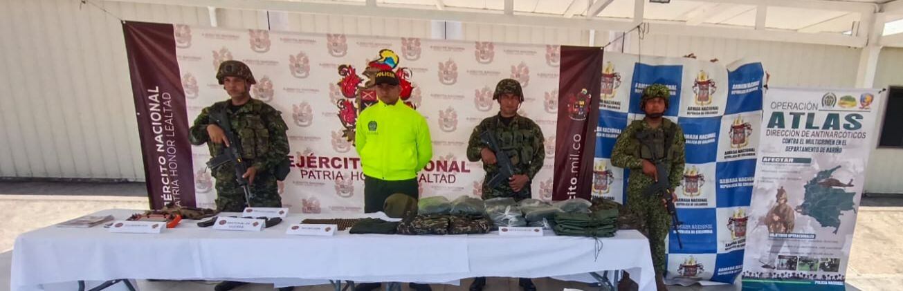 Un muerto y un capturado tras combates entre el Ejército y la Coordinadora Nacional EB en Nariño.(Foto: cortesía Ejército Nacional) 