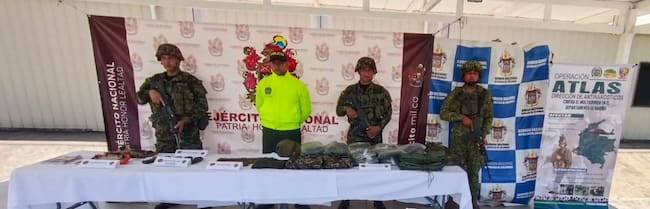 Un muerto y un capturado tras combates entre el Ejército y la Coordinadora Nacional EB en Nariño.(Foto: cortesía Ejército Nacional)