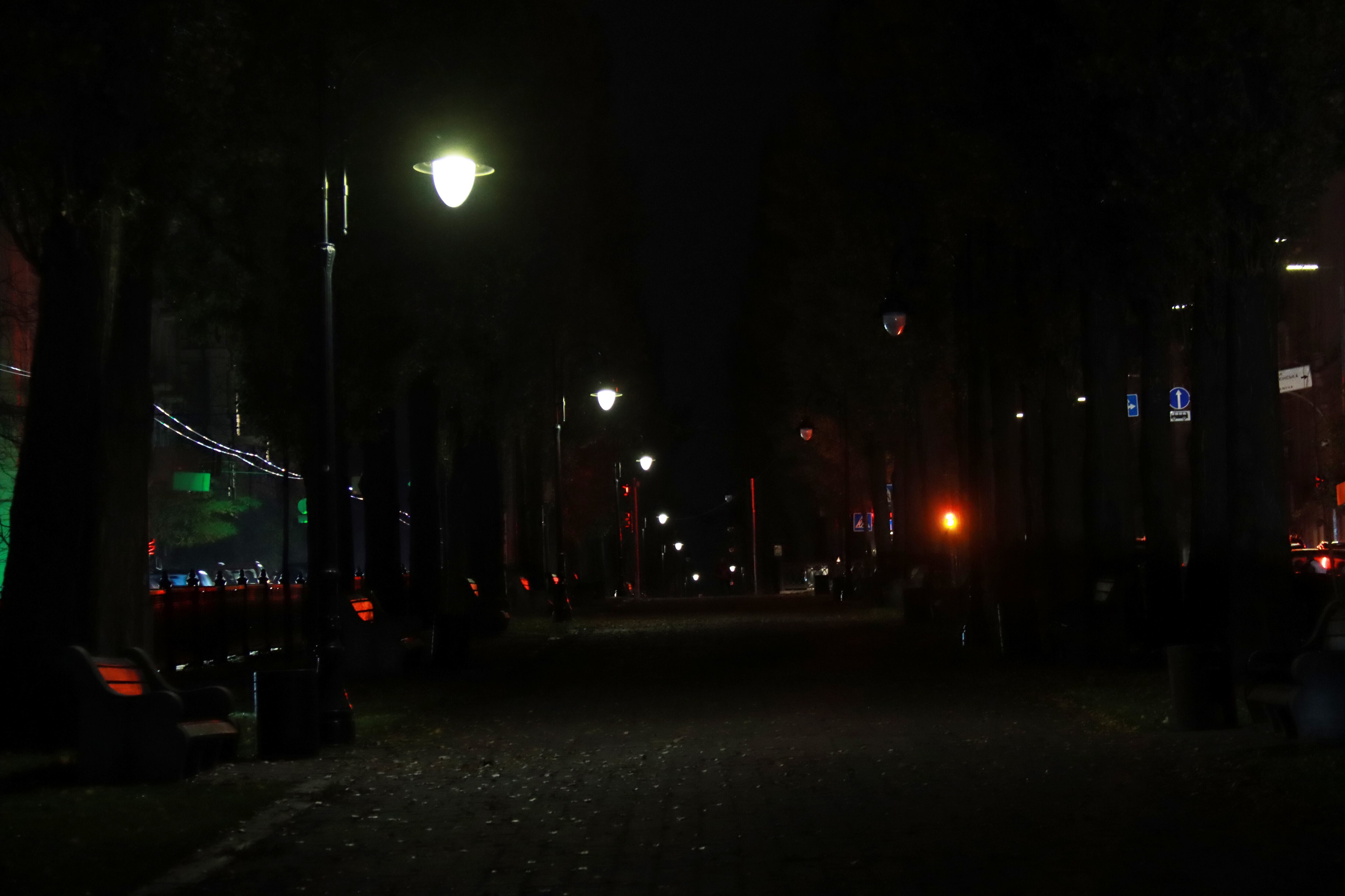 Cortes de energía en Kiev (Ucrania) en medio de la guerra.