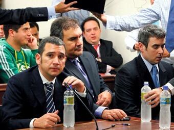 Los Nule: Miguel Eduardo, Manuel Francisco y Guido Alberto. Foto: Colprensa.