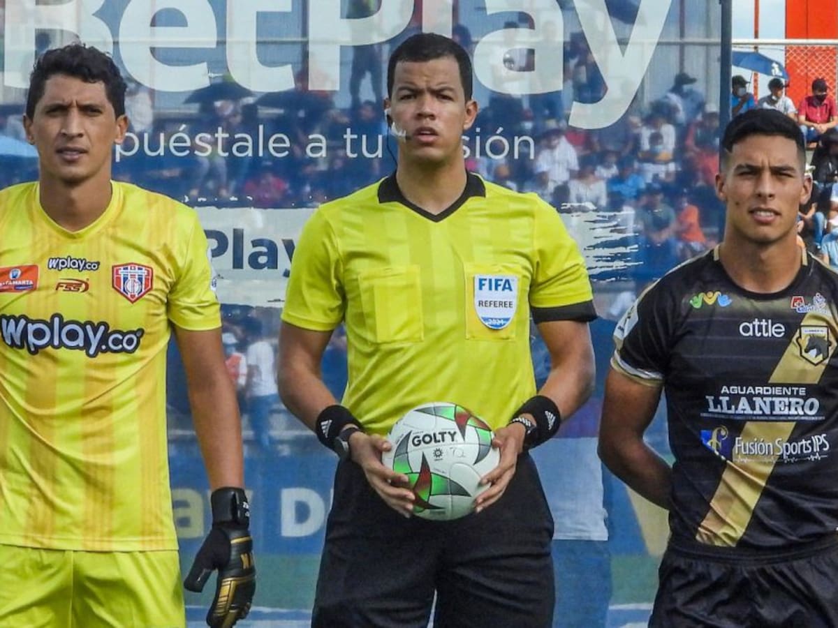 Árbitro de la final Tolima-Cali será el mismo que pitó en Llaneros-Unión
