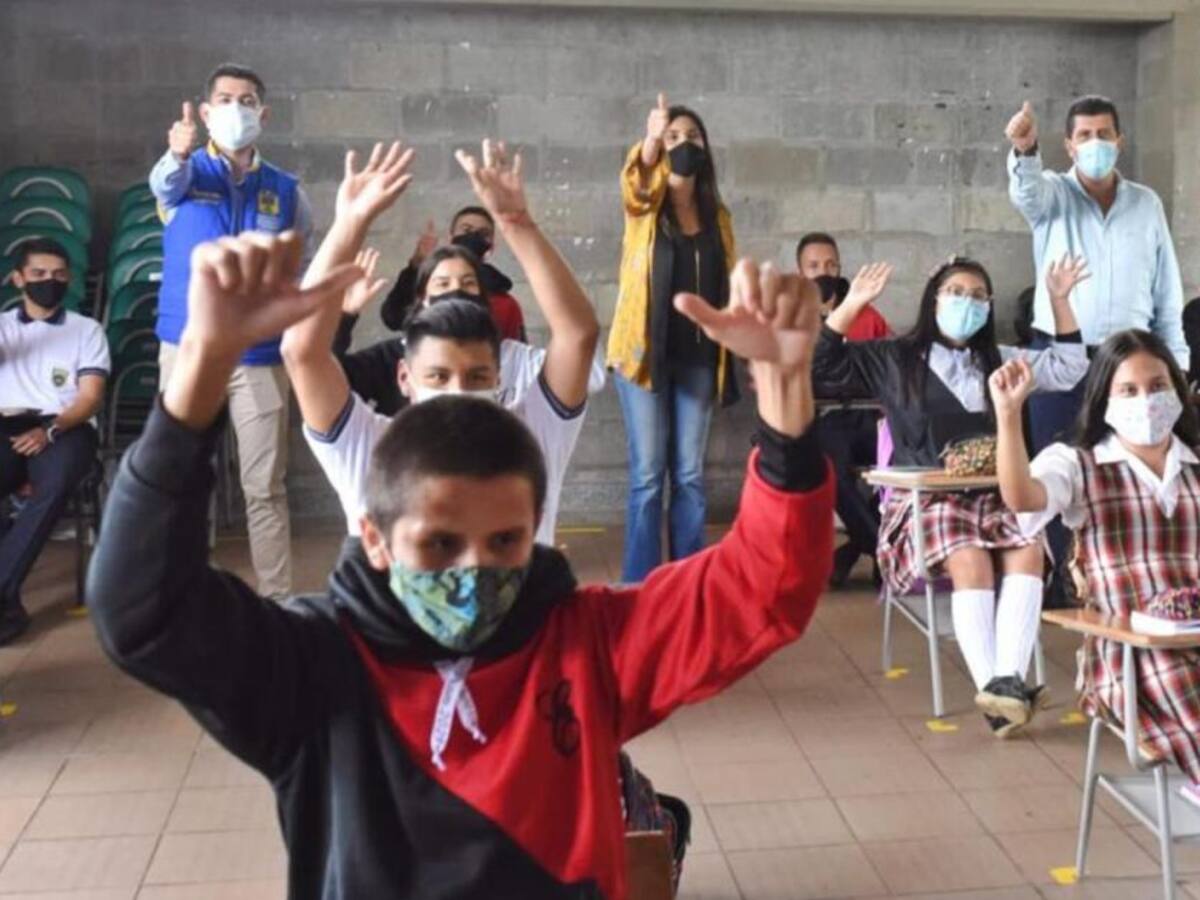 El 65 % de los colegios de Risaralda ya están bajo el modelo de alternancia