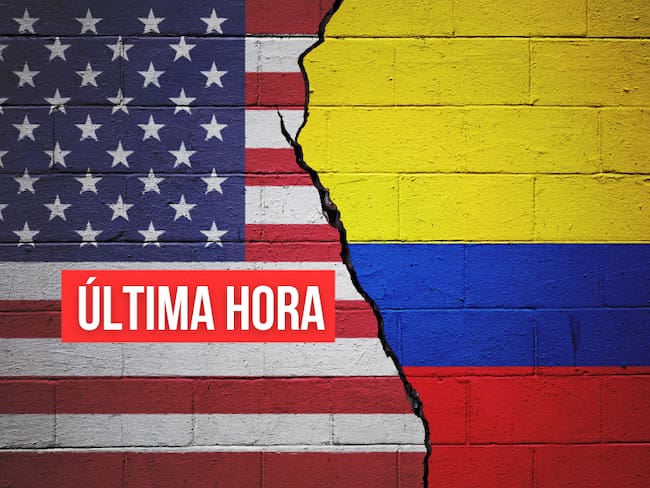 Bandera de Estados Unidos y Colombia / Última Hora Colombia (Getty images)