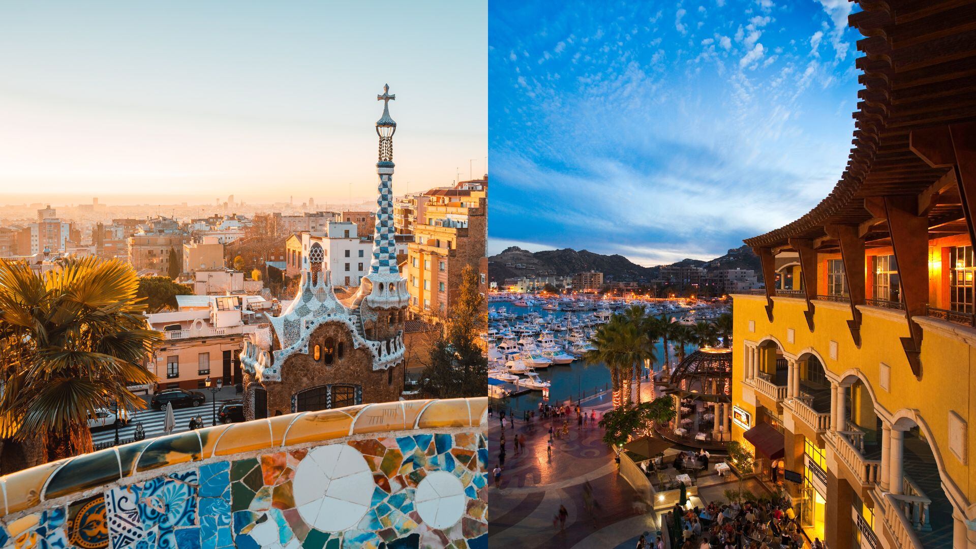 Barcelona (España) y Cabo San Lucas (México). Fotos: Getty Images.