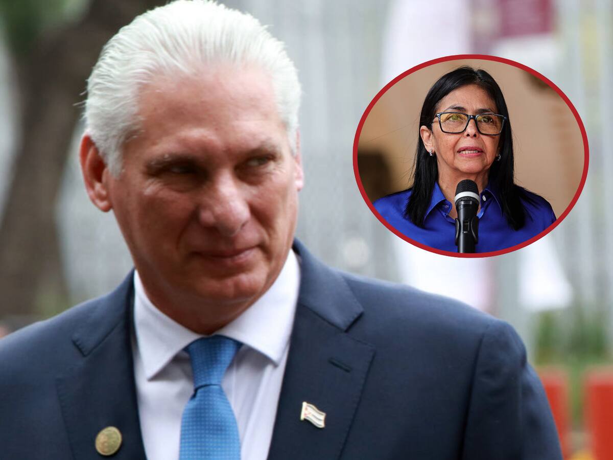 Presidente de Cuba conversó por teléfono con la mandataria interina venezolana Delcy Rodríguez